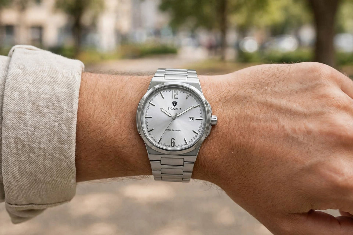 Ticarto Silver Elegance Watch