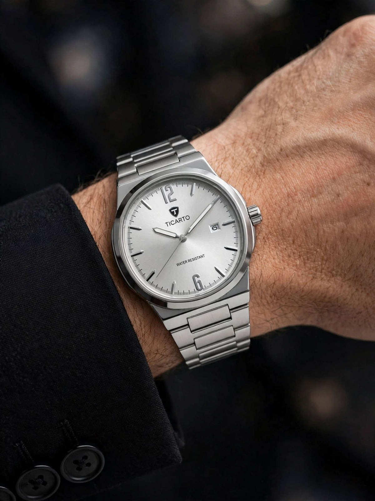 Ticarto Silver Elegance Watch