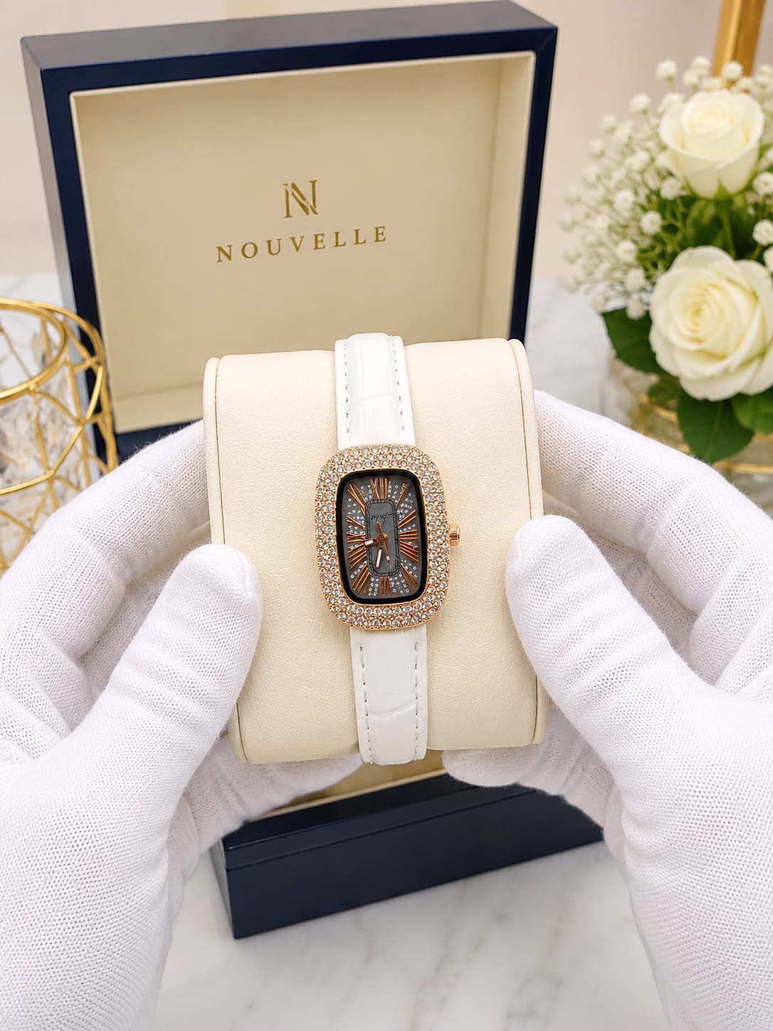 Nouvelle Elegant Crystal-Women's Watch