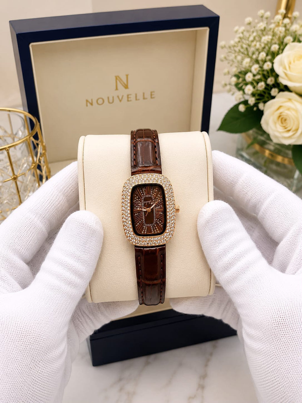 Nouvelle Elegant Crystal-Women's Watch