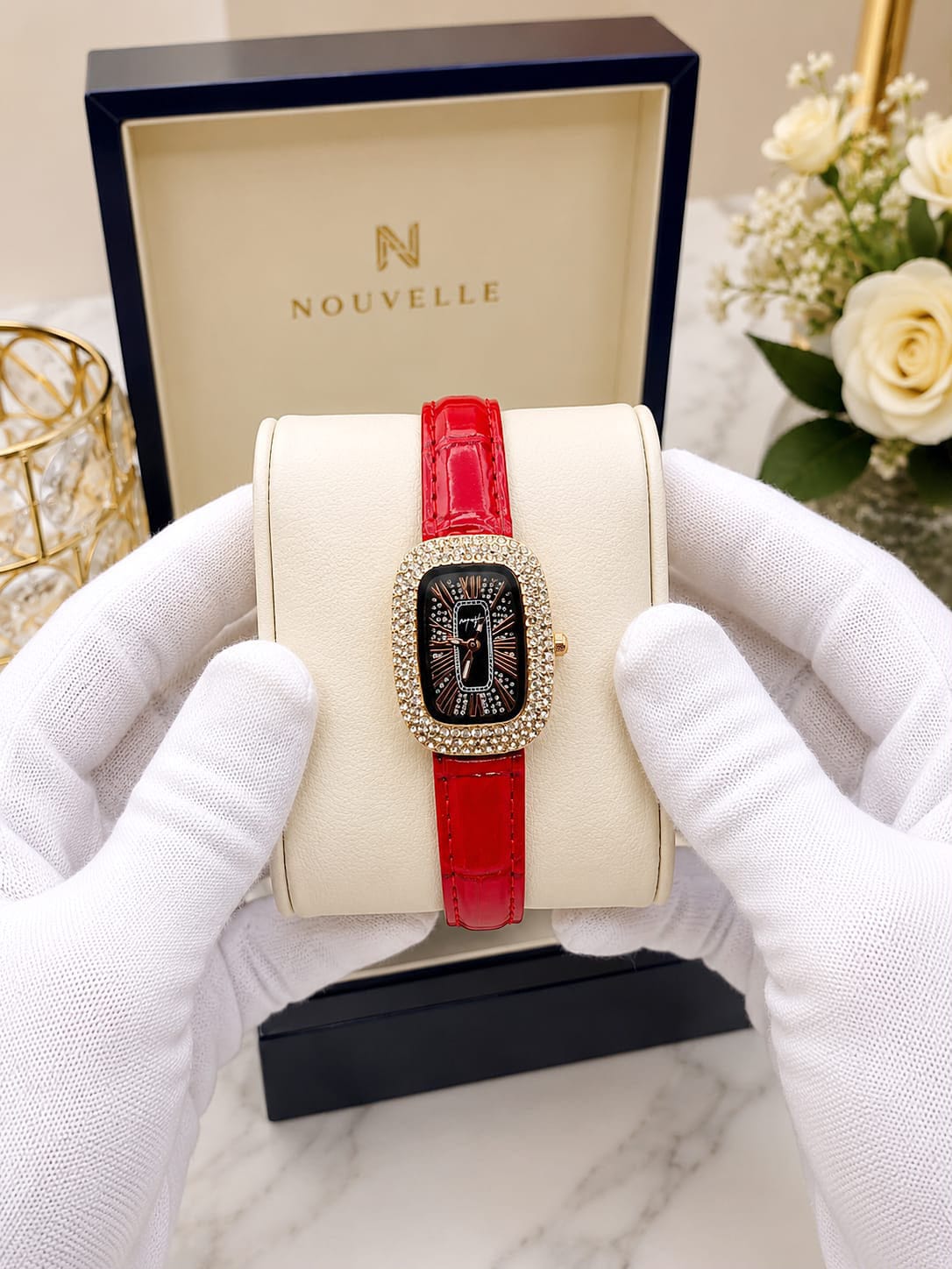 Nouvelle Elegant Crystal-Women's Watch