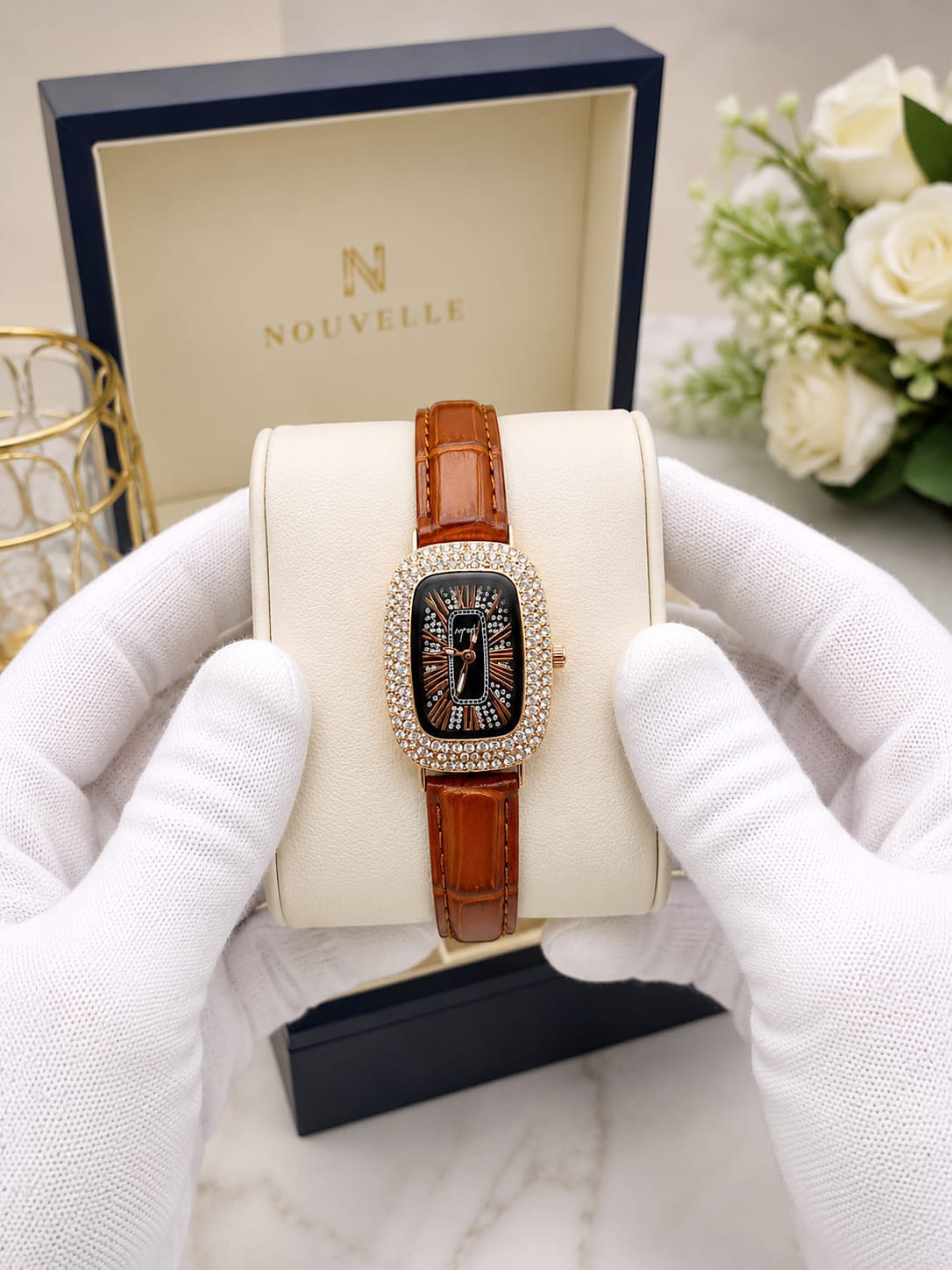 Nouvelle Elegant Crystal-Women's Watch