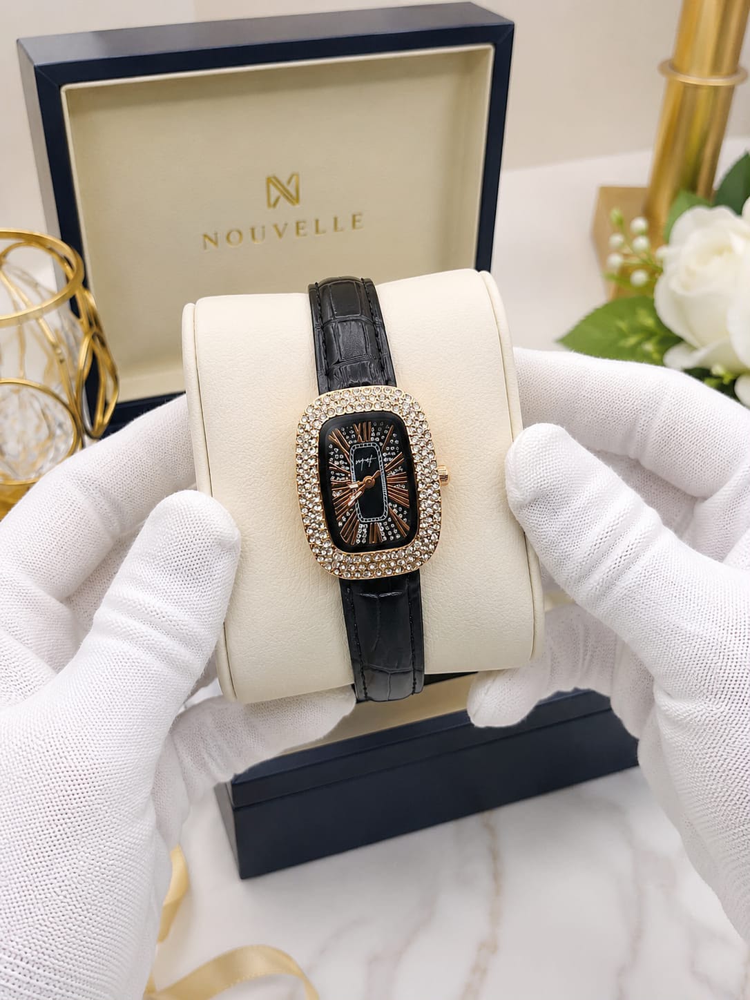 Nouvelle Elegant Crystal-Women's Watch