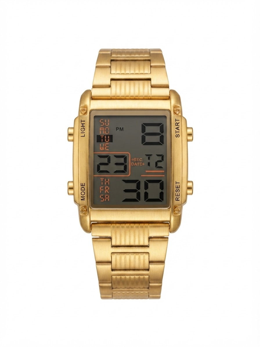 ⌚ SKMEI Premium Gold Digital Watch