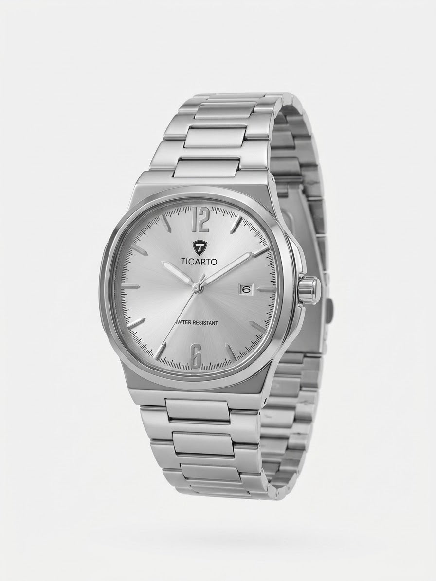 Ticarto Silver Elegance Watch