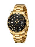 Ticarto Men’s Watch – Premium Gold & Black Finish